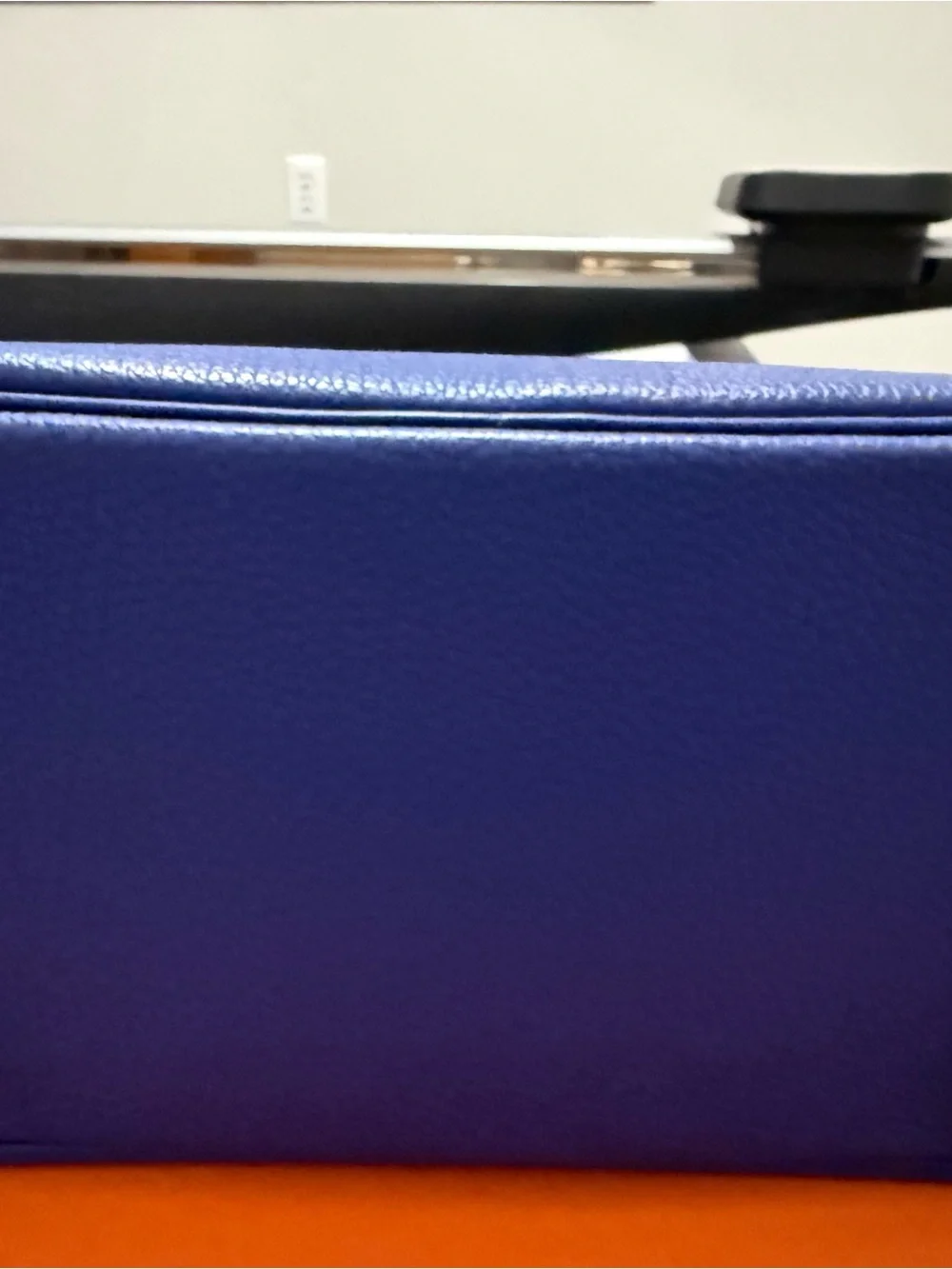 Hermes Birkin 30 Electrique Bleu Togo Leather Top-Handle Satchel w/Gold Hardward